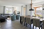 Das Wohnzimmer des Ferienhauses fr 10 Personen in Nieuwvliet Bad und Zeeland