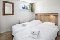 Das Schlafzimmer des Strandhauses fr 6 Personen in Kamperland