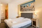 Das Schlafzimmer der Ferienwohnung fr 6 Personen in Domburg