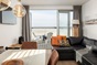 Das Wohnzimmer des Strandhauses fr 4 bis 6 Personen in Hoek van Holland und Holland