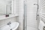 Das Badezimmer des Strandhauses fr 6 Personen in Kamperland und Holland