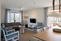 Das Wohnzimmer des Ferienhauses fr 8 Personen in Nieuwvliet Bad und Holland