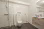 Das Badezimmer der Ferienwohnung 4 Personen in Renesse