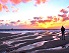 Abends am Strand